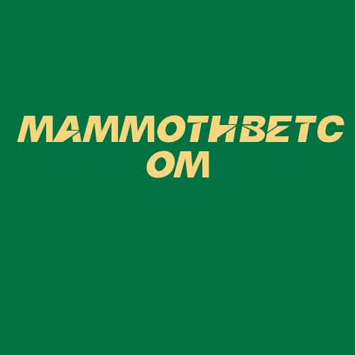 Logo da MAMMOTHBETCOM